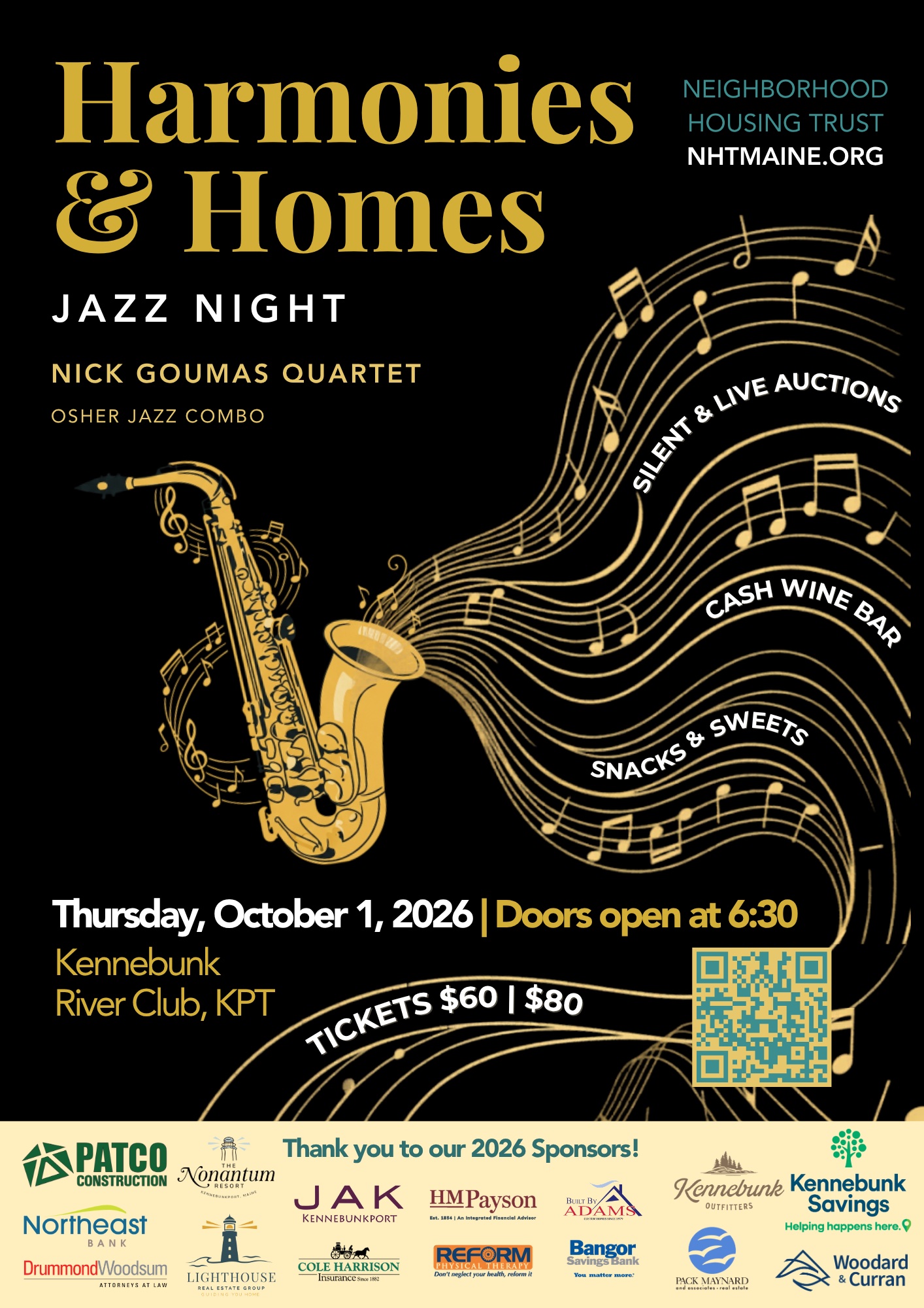 Neighborhood Housing Trust to host Harmonies and Homes jazz night fundraiser October 1