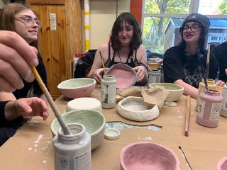 Hand-Made Bowls of Hope at The New School